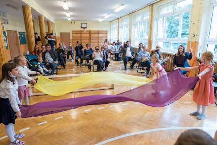 Pasowanie pierwszoklasistów na uczniów w SP 2